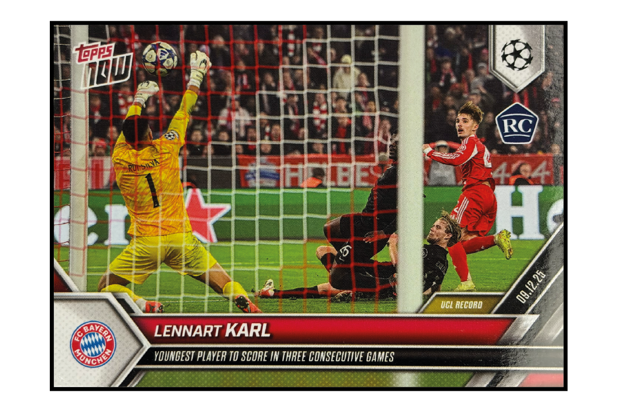 Topps Now - Lennart Karl – Fußball Sammelkarte