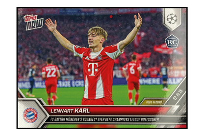 Topps Now - Lennart Karl – Fußball Sammelkarte