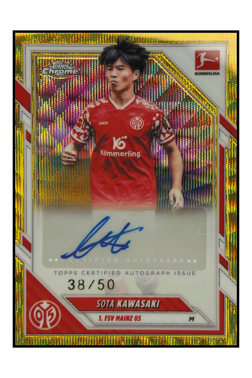Sota Kawasaki Autogramm /50 – Fußball Sammelkarte