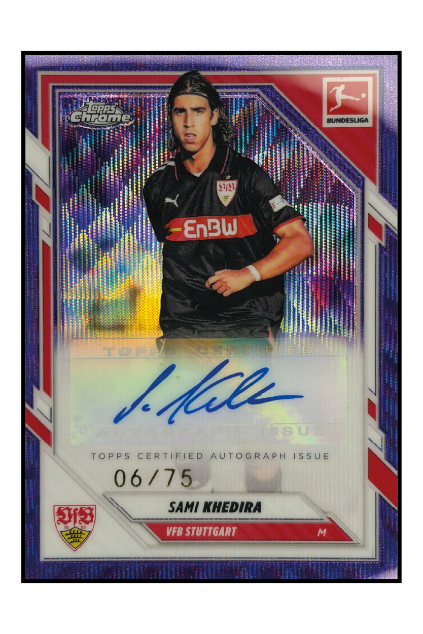 Sami Khedira Autogramm /75 – Fußball Sammelkarte