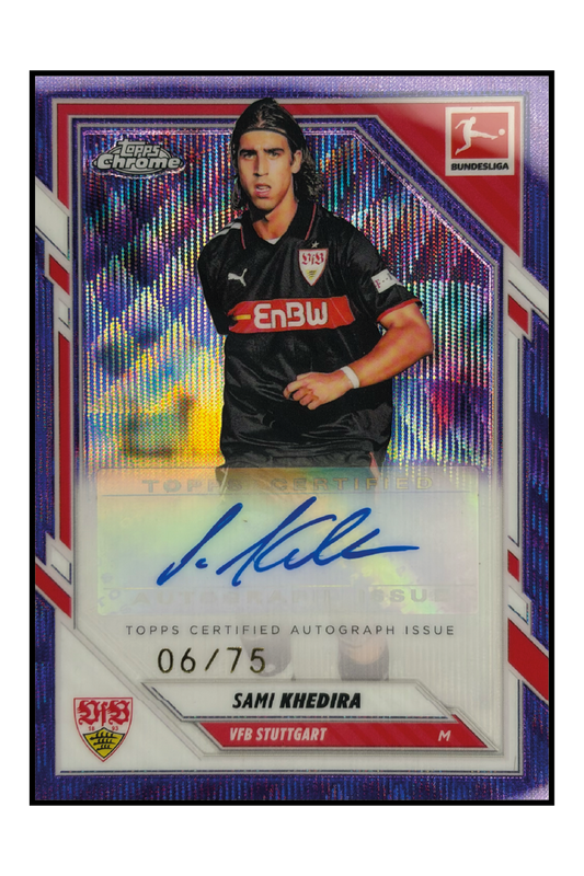 Sami Khedira Autogramm /75 – Fußball Sammelkarte