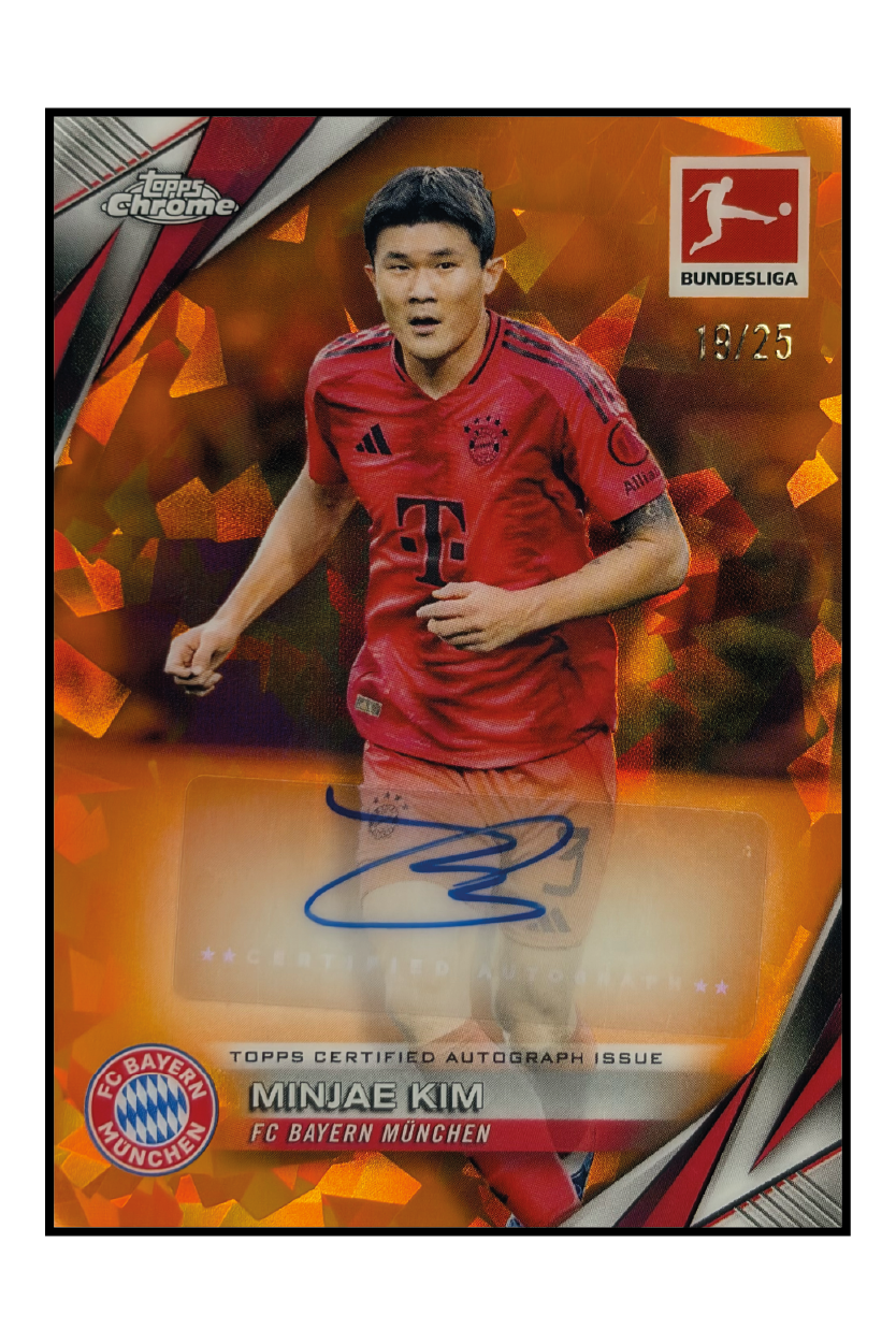 Minjae Kim Autogramm /25 – Fußball Sammelkarte