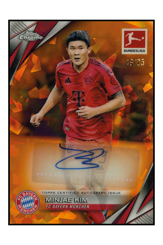 Minjae Kim Autogramm /25 – Fußball Sammelkarte