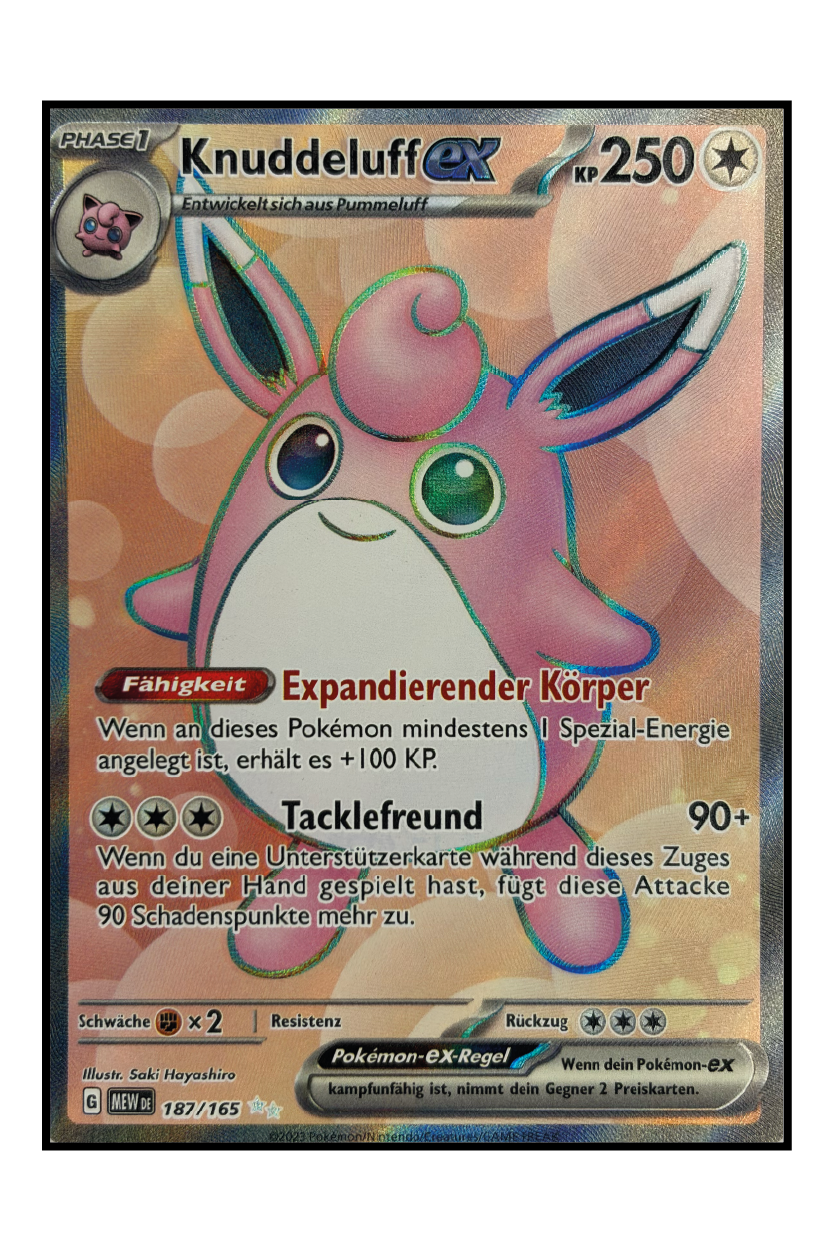 Knuddeluff (MEW 187) – Full Art Pokémonkarte