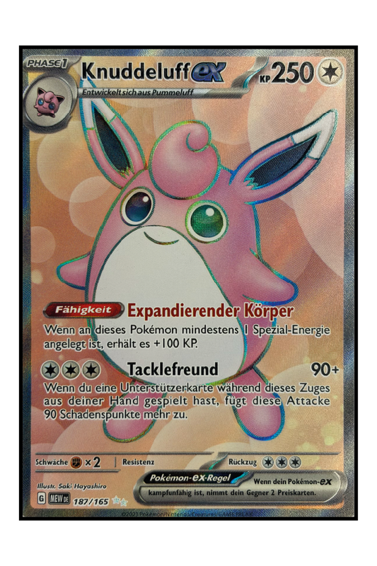 Knuddeluff (MEW 187) – Full Art Pokémonkarte