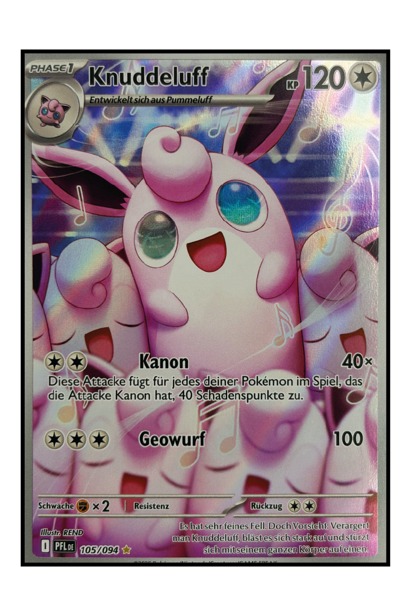 Knuddeluff (PFL 105) – Illustration Rare Pokémonkarte
