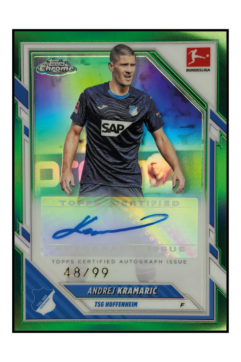 Andrej Kramaric Autogramm /99 – Fußball Sammelkarte