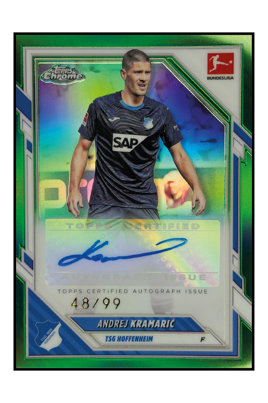 Andrej Kramaric Autogramm /99 – Fußball Sammelkarte