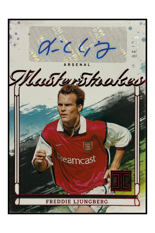 Freddie Ljungberg Autogramm /25 – Fußball Sammelkarte