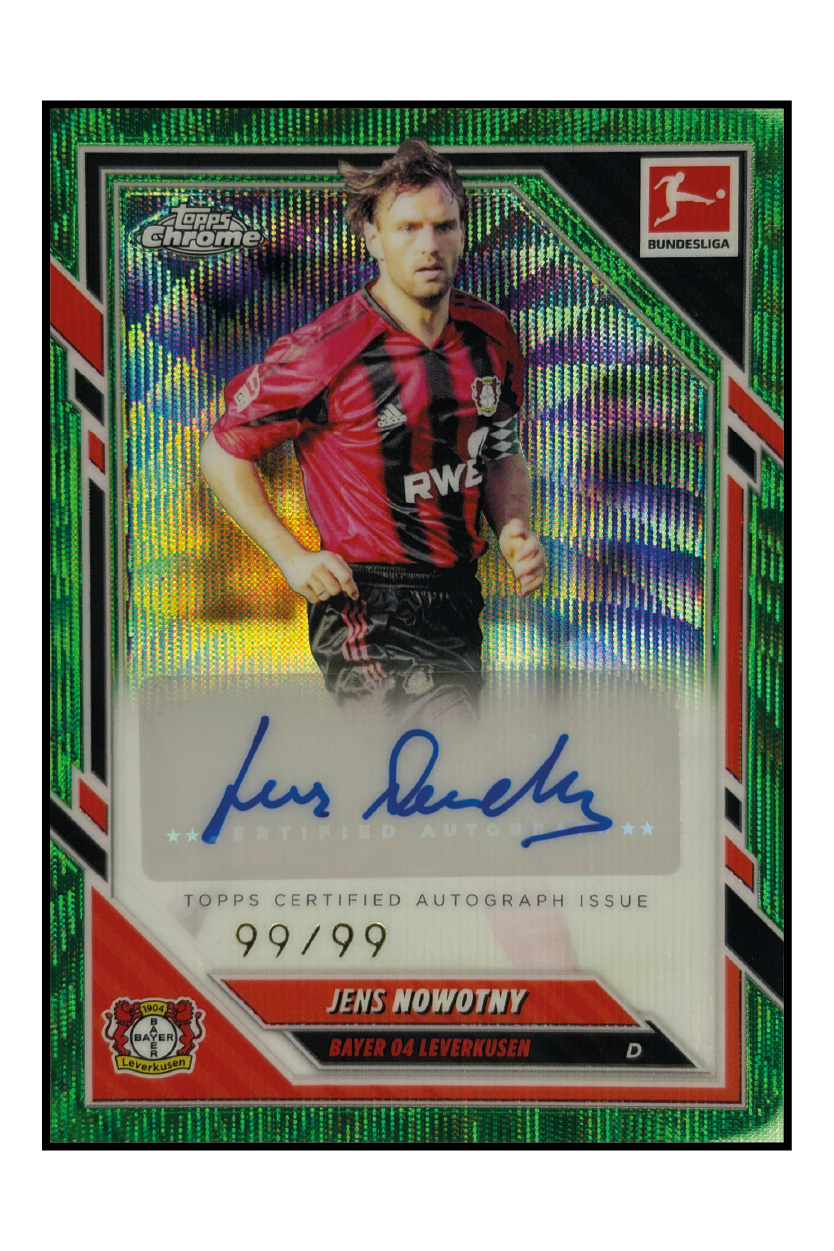 Jens Nowotny Autogramm /99 – Fußball Sammelkarte