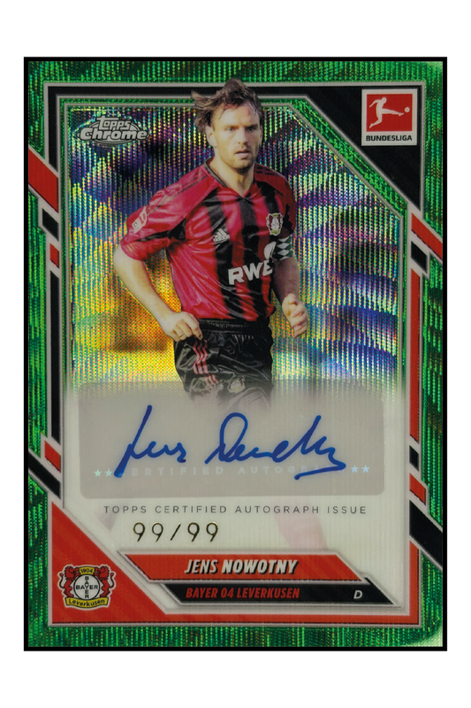 Jens Nowotny Autogramm /99 – Fußball Sammelkarte