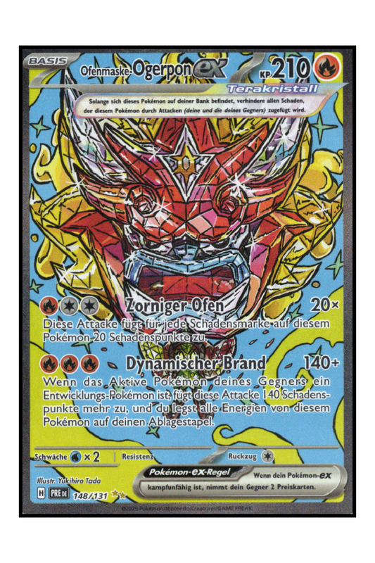 Ofenmaske Ogerpon ex (PRE 148)