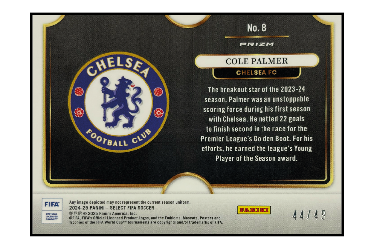 Cole Palmer /49 – Fußball Sammelkarte