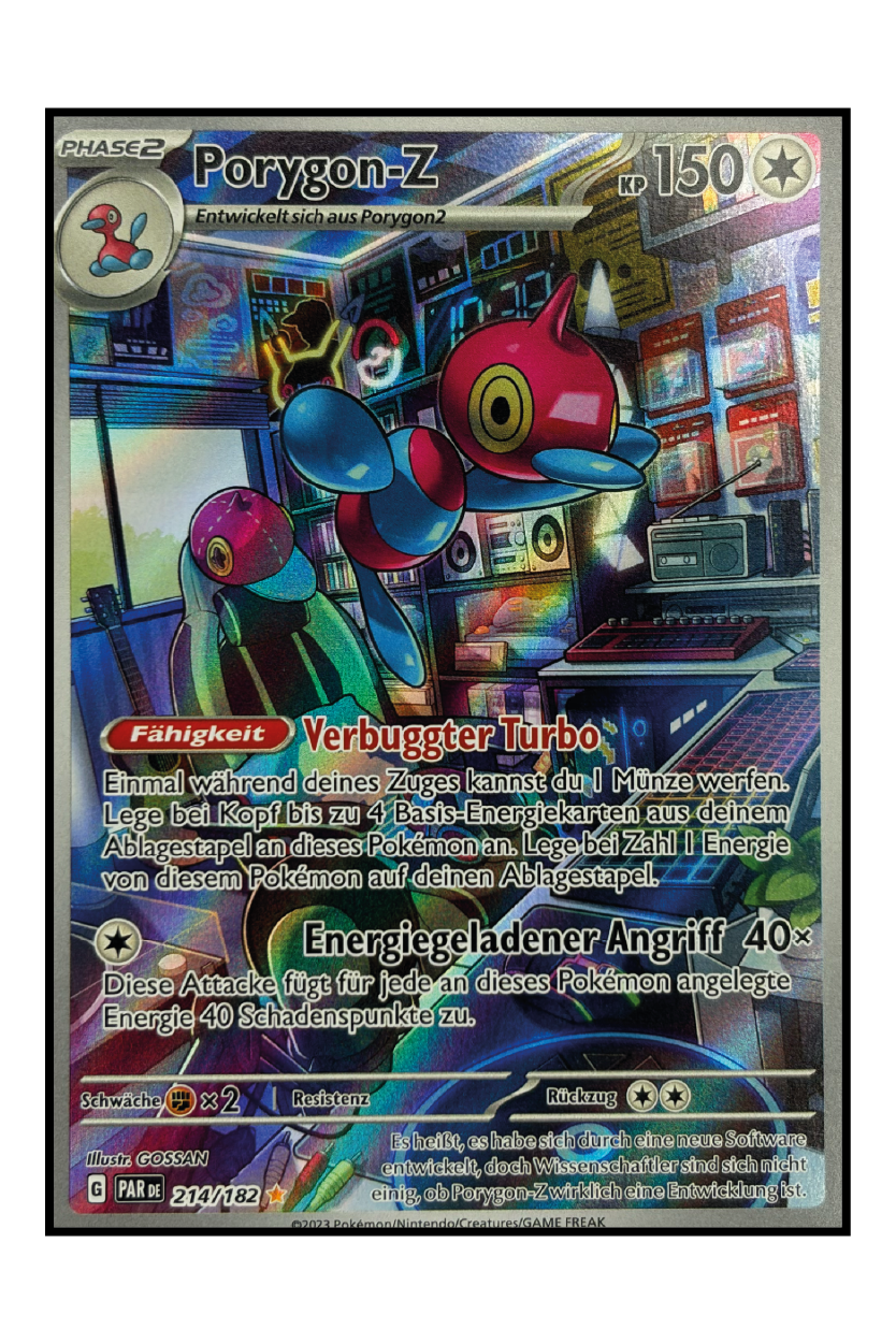 Porygon-Z (PAR 214) – Illustration Rare Pokémonkarte