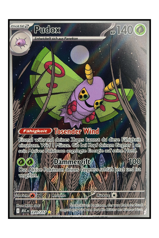 Pudox (ASC 220) – Illustration Rare Pokémonkarte
