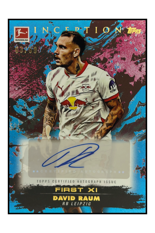 David Raum Autogramm /99 – Fußball Sammelkarte