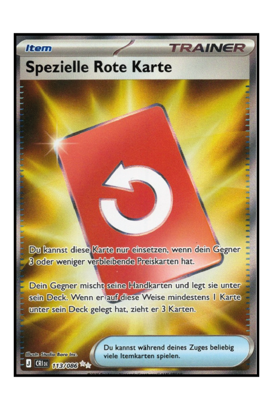 Spezielle Rote Karte (CRI 113)