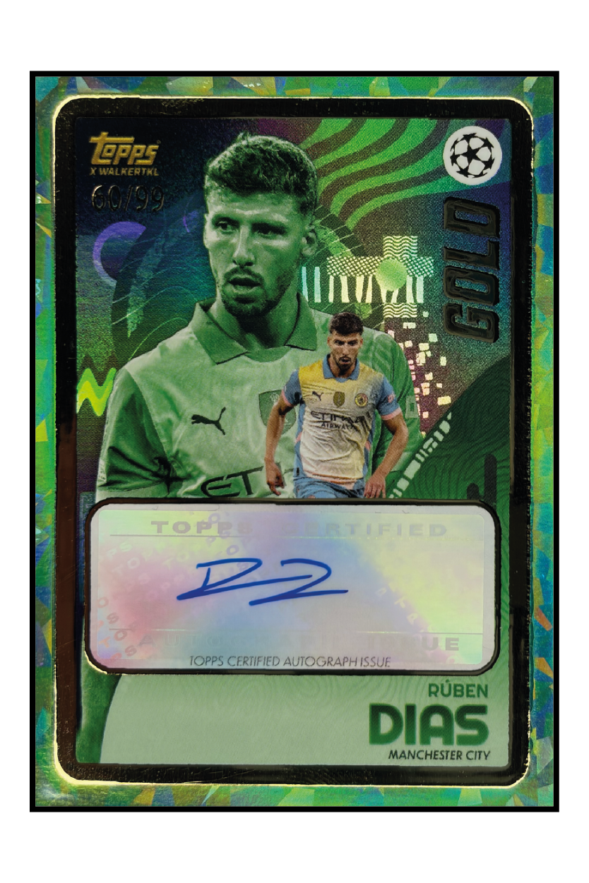 Ruben Dias Autogramm /99 – Fußball Sammelkarte