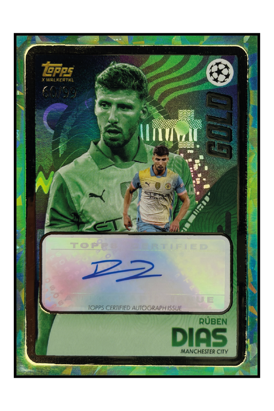 Ruben Dias Autogramm /99 – Fußball Sammelkarte
