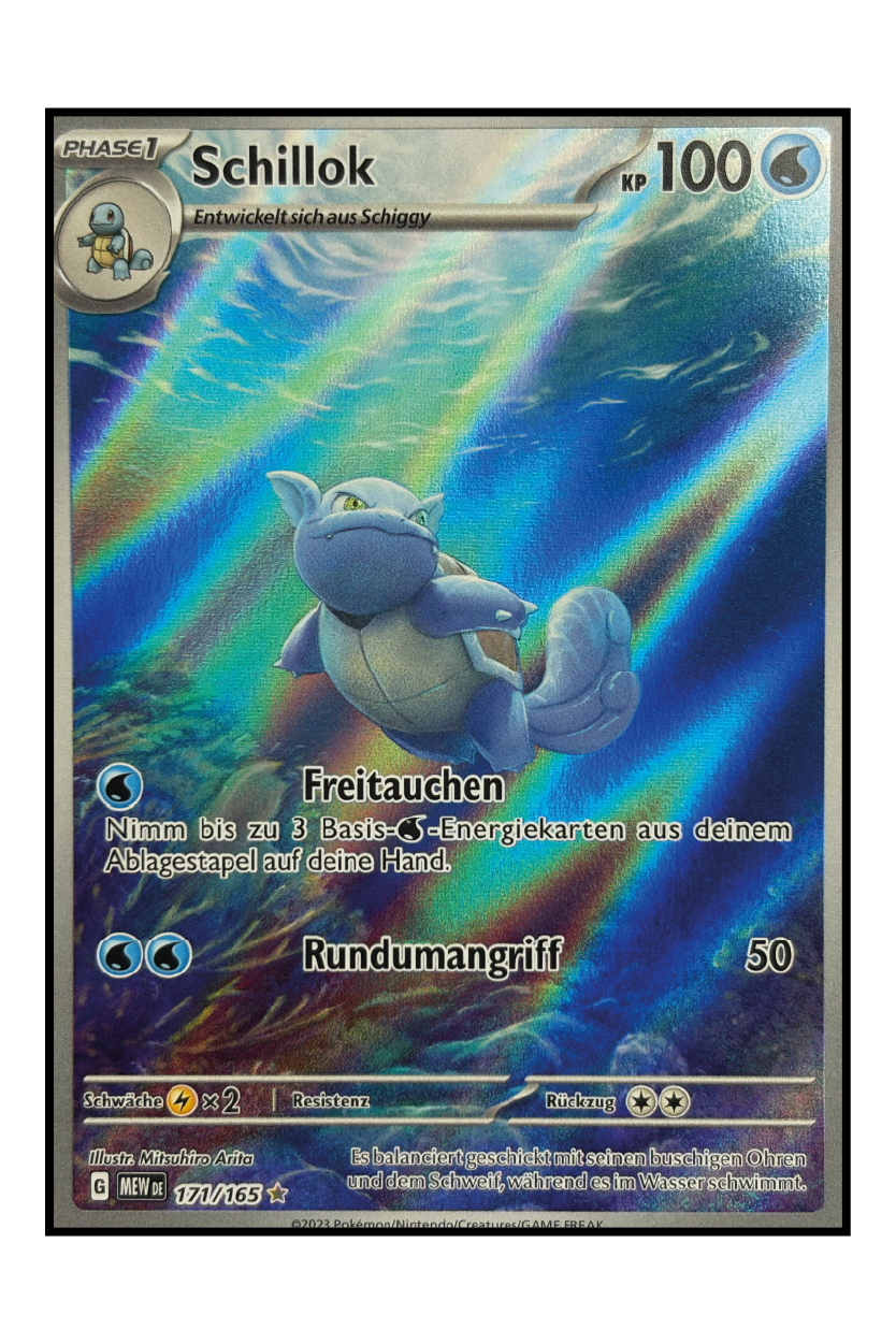 Schillok (MEW 171) – Illustration Rare Pokémonkarte