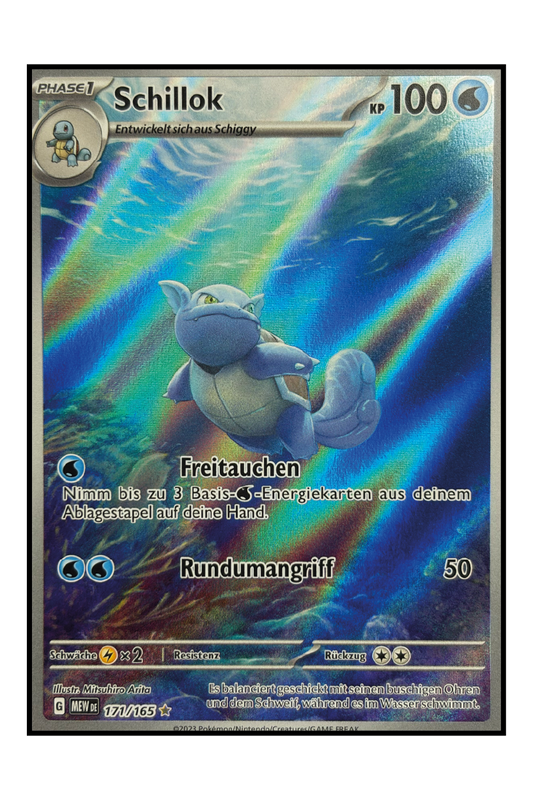 Schillok (MEW 171) – Illustration Rare Pokémonkarte