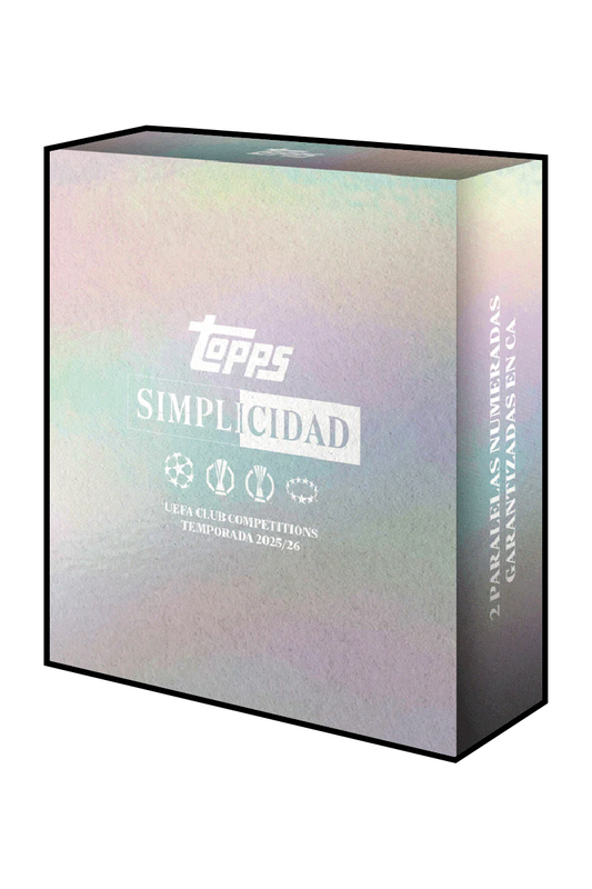Topps UEFA Club Competitions Simplicidad 2025/26 Hobby Box