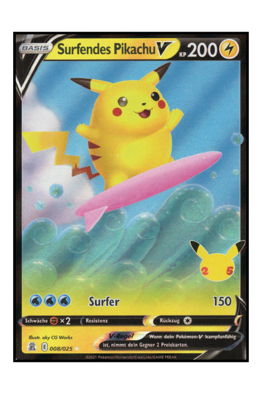 Surfendes Pikachu (CEL 008)