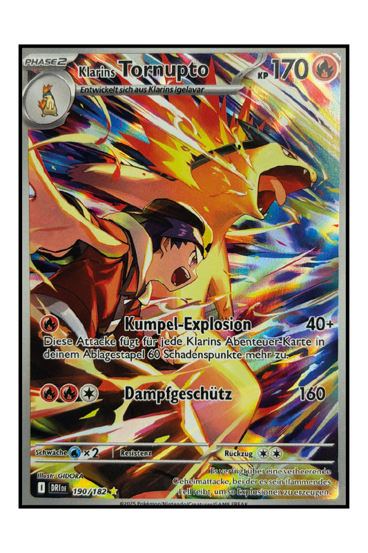 Klarins Tornupto (DRI 190) – Illustration Rare Pokémonkarte