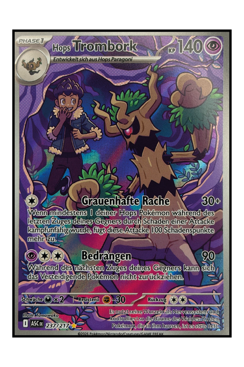 Hops Trombork (ASC 237) – Illustration Rare Pokémonkarte