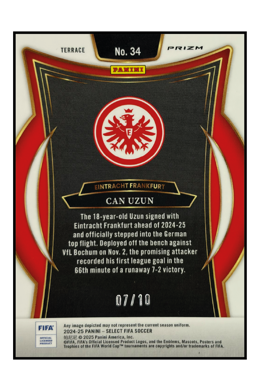 Can Uzun Rookie /10 – Fußball Sammelkarte
