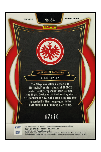 Can Uzun Rookie /10 – Fußball Sammelkarte