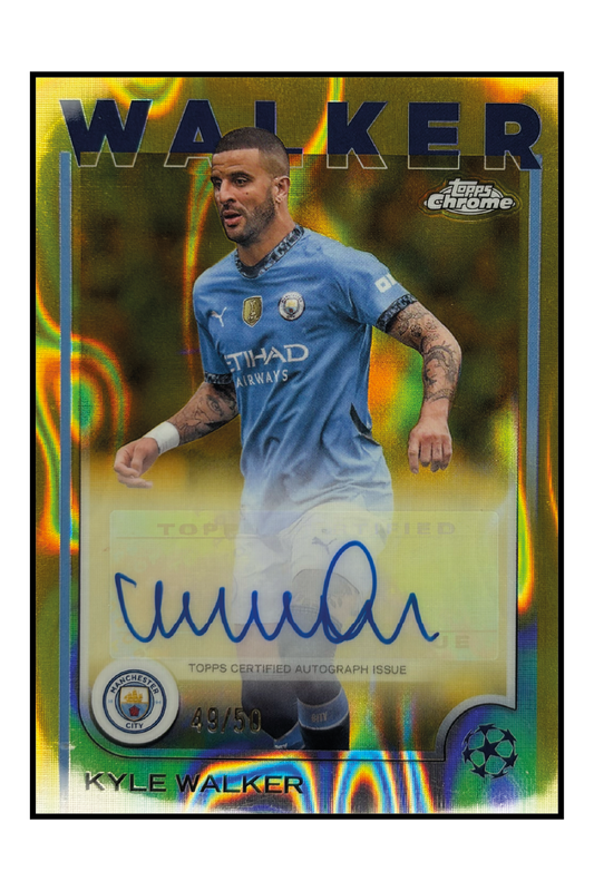 Kyle Walker Autogramm /50 – Fußball Sammelkarte