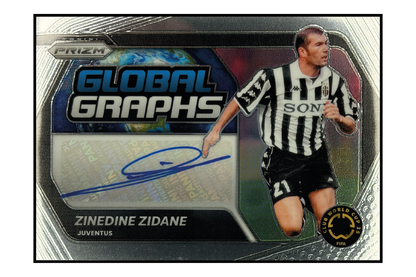 Zinedine Zidane Autogramm – Fußball Sammelkarte