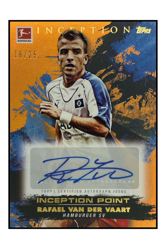 Rafael van der Vaart Autogramm /25 – Fußball Sammelkarte